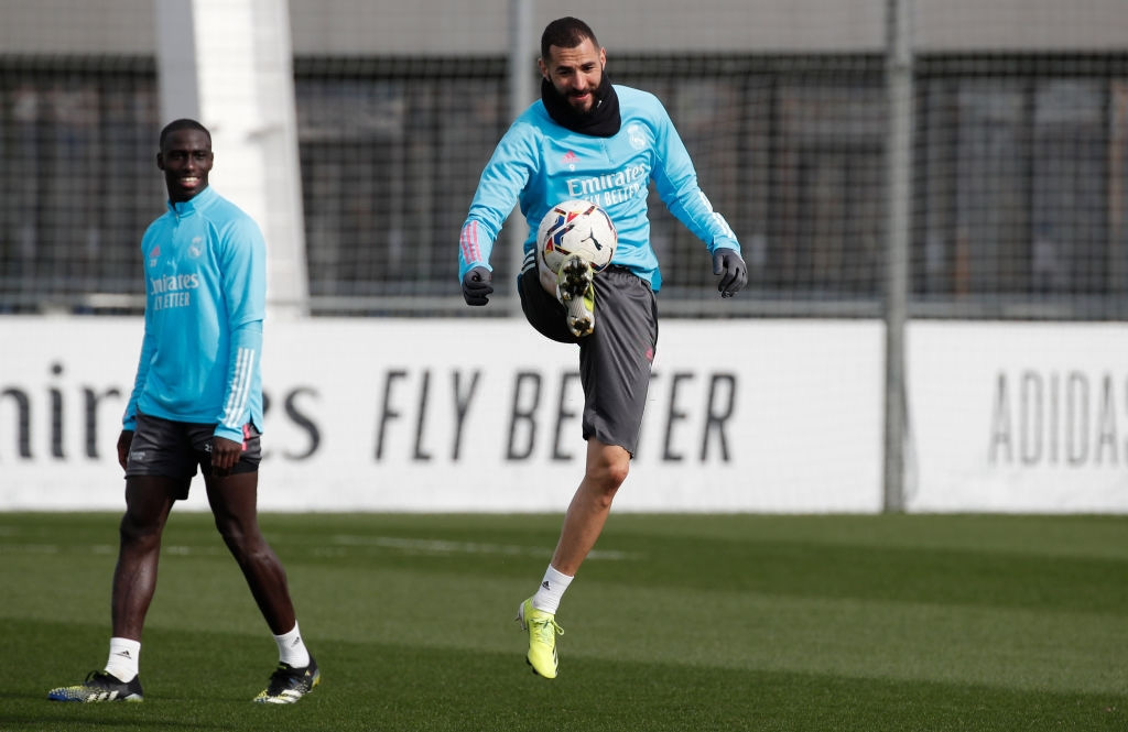 Benzema đã trở lại tập luyện bình thường.