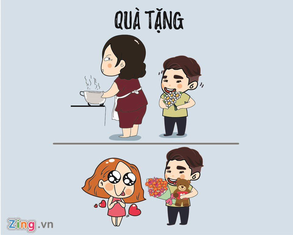Ngày 8/3: Hội con trai đối xử với mẹ và &quot;gấu&quot; khác nhau thế nào? - Ảnh 1.