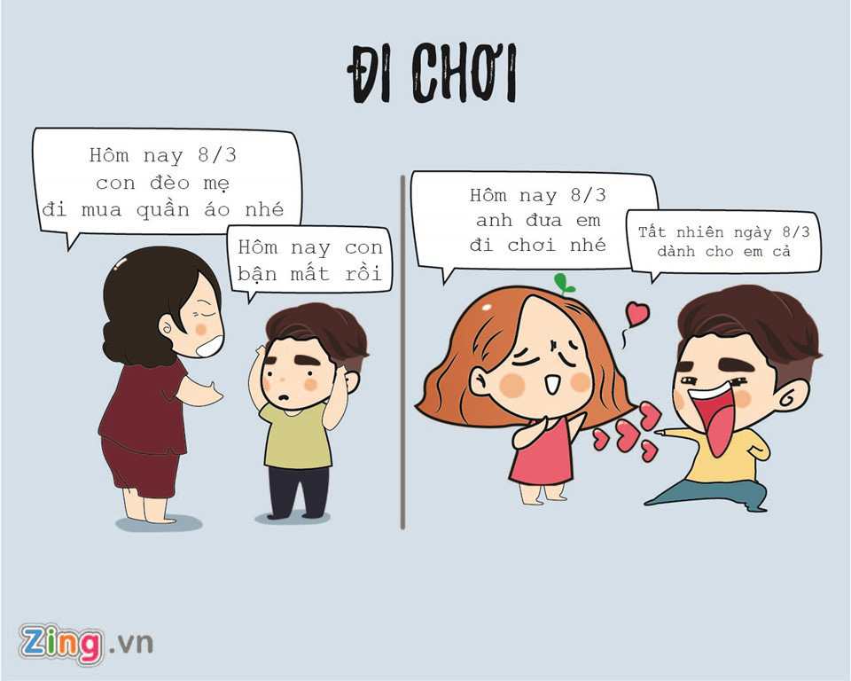 Ngày 8/3: Hội con trai đối xử với mẹ và &quot;gấu&quot; khác nhau thế nào? - Ảnh 6.
