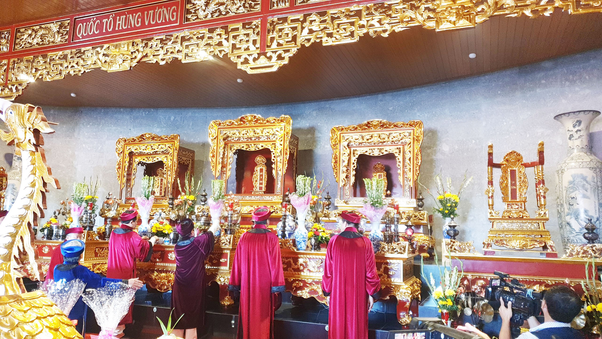 Cần Thơ: Lần đầu tiên tổ chức lễ giỗ Tổ Hùng Vương tại Đền thờ Vua Hùng - Ảnh 2.