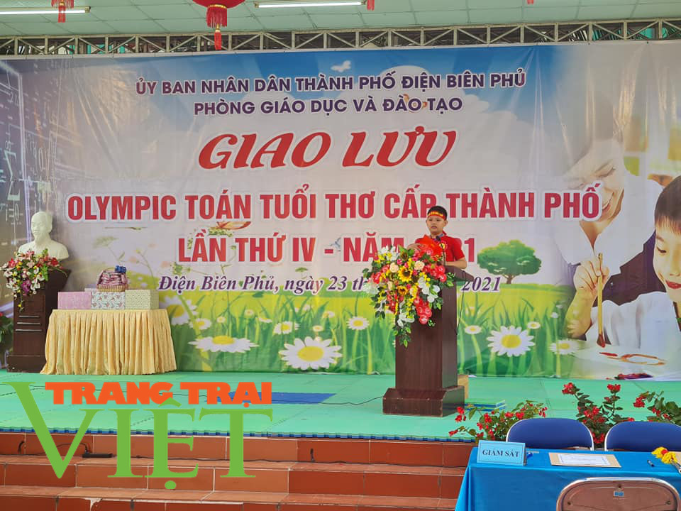 Điện Biên: Giao lưu Olympic Toán tuổi thơ cấp Thành phố lần thứ IV – Năm 2021 - Ảnh 2. Điện Biên: Giao lưu Olympic Toán tuổi thơ cấp Thành phố lần thứ IV – Năm 2021 - Ảnh 2.