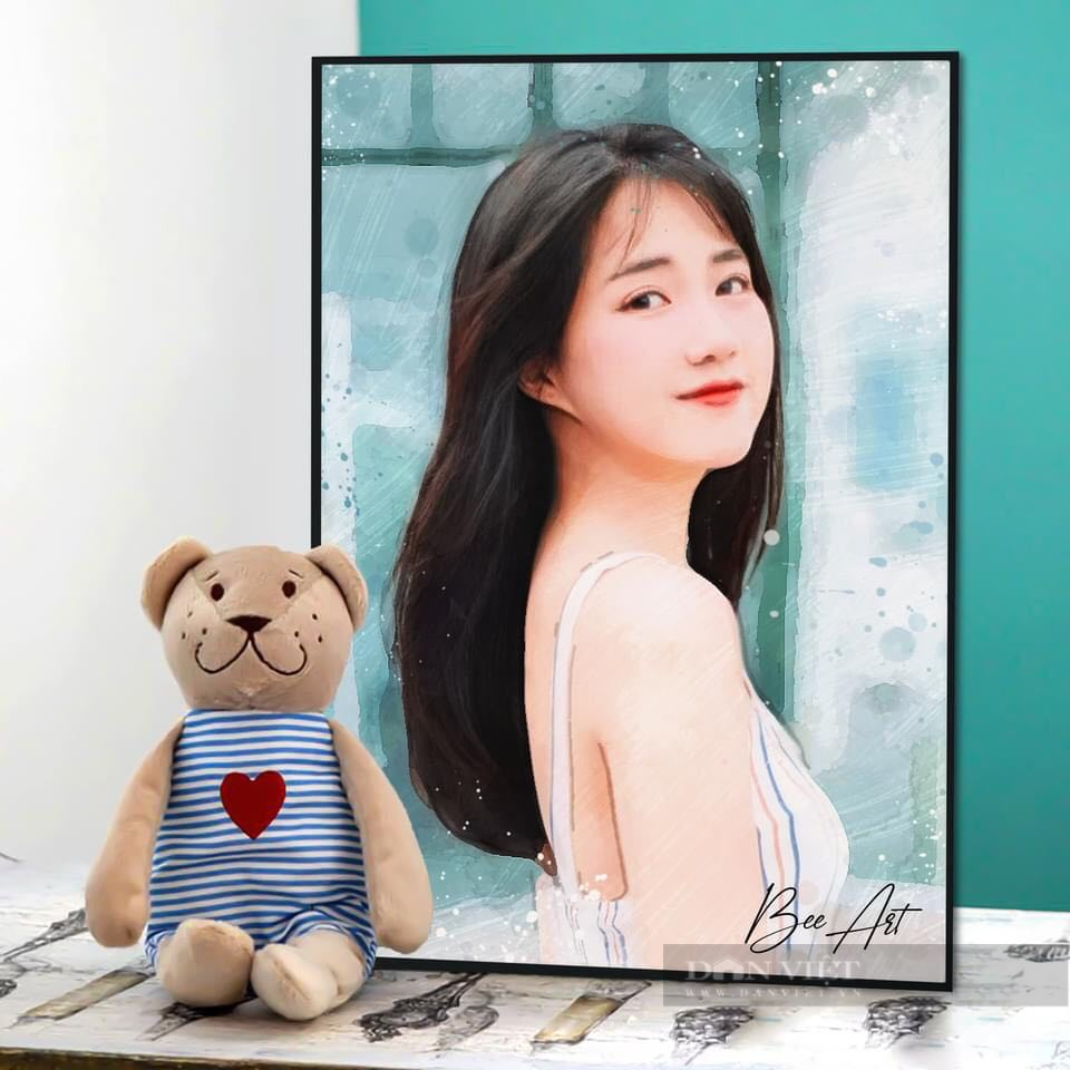 Sản phẩm tranh màu được khá nhiều bạn nam lựa chọn tặng người mình yêu. Ảnh: Bee Art cung cấp