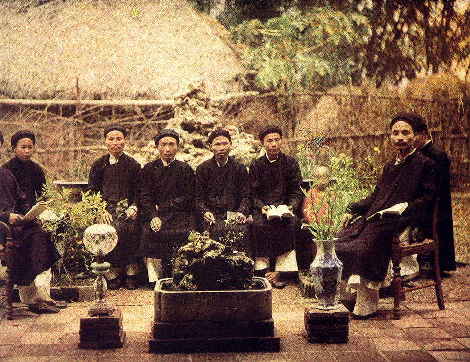 Ảnh màu độc lạ về đời sống của người Việt 100 năm trước - Ảnh 1.