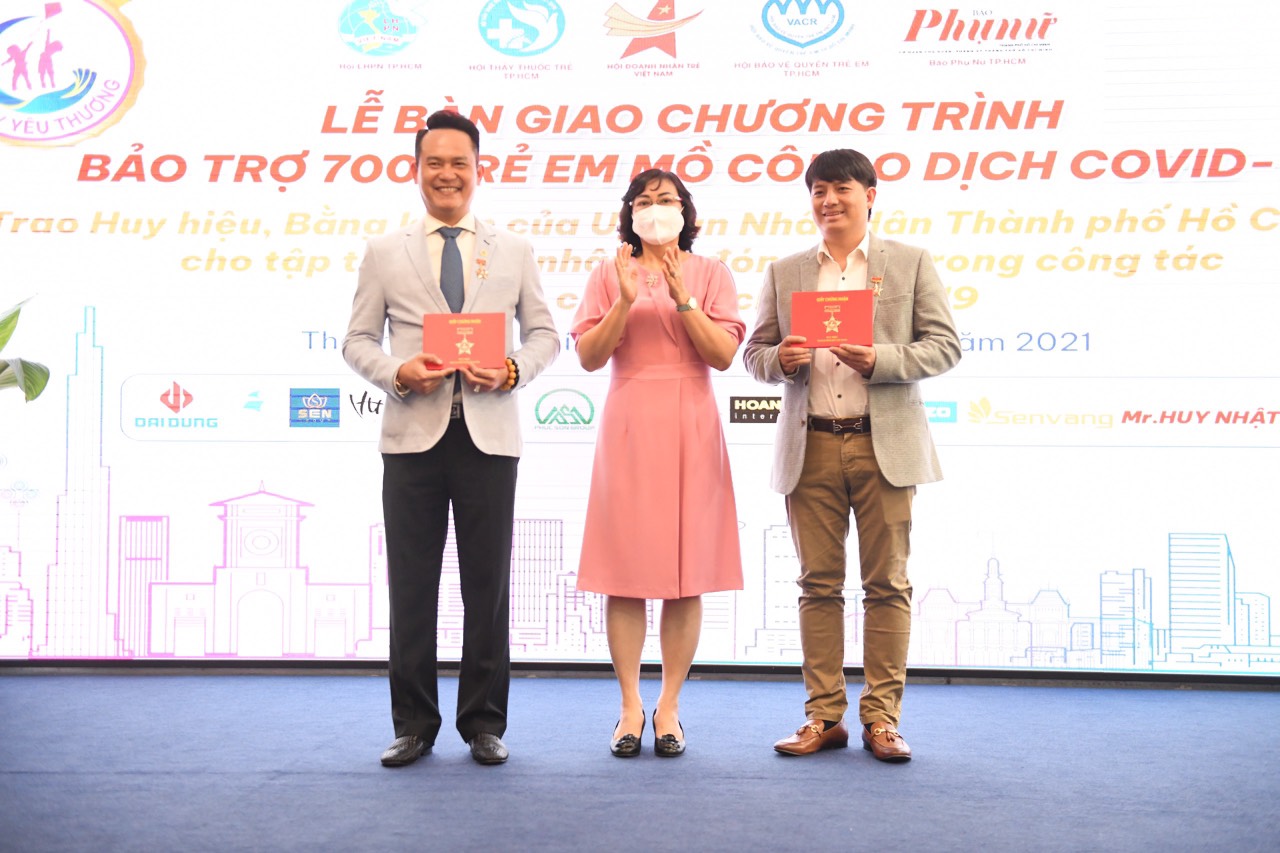 Hội Doanh nhân trẻ Việt Nam bảo trợ 682 trẻ em mồ côi do Covid-19 tại TP.HCM đến năm 18 tuổi - Ảnh 2.