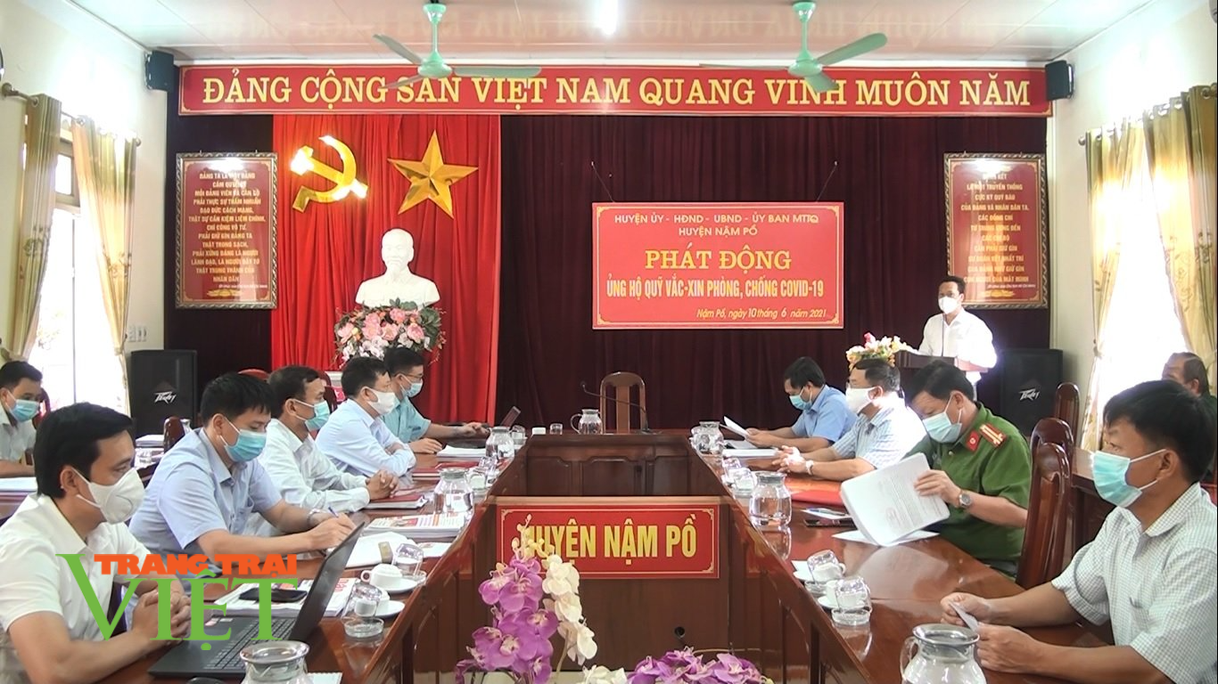 Điện Biên: Huyện Nậm Pồ kêu gọi hơn 140 triệu đồng ủng hộ Quỹ vắc xin phòng dịch Covid-19 - Ảnh 1. Điện Biên: Huyện Nậm Pồ kêu gọi hơn 140 triệu đồng ủng hộ Quỹ vắc xin phòng dịch Covid-19 - Ảnh 1.