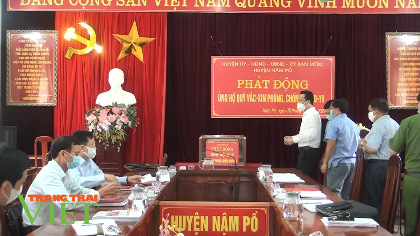 Điện Biên: Huyện Nậm Pồ kêu gọi hơn 140 triệu đồng ủng hộ Quỹ vắc xin phòng dịch Covid-19 - Ảnh 3. Điện Biên: Huyện Nậm Pồ kêu gọi hơn 140 triệu đồng ủng hộ Quỹ vắc xin phòng dịch Covid-19 - Ảnh 3.