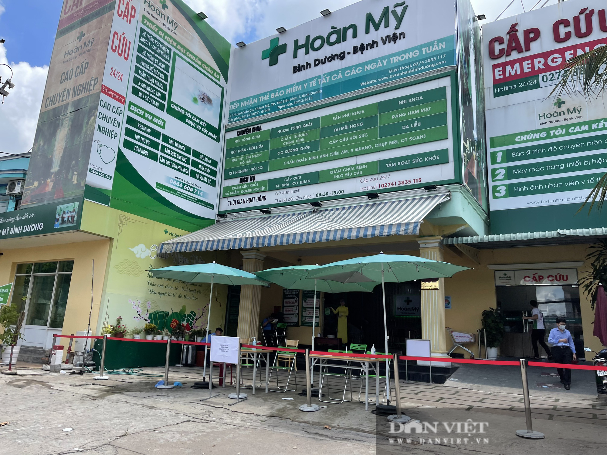 Bình Dương: Bệnh viện Hoàn Mỹ vì liên quan đến ca mắc Covid-19 - Ảnh 1.