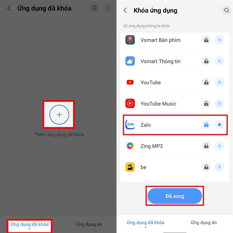 Ẩn và khóa ứng dụng vô cùng đơn giản trên Vsmart, giúp bảo mật thông tin - Ảnh 4.