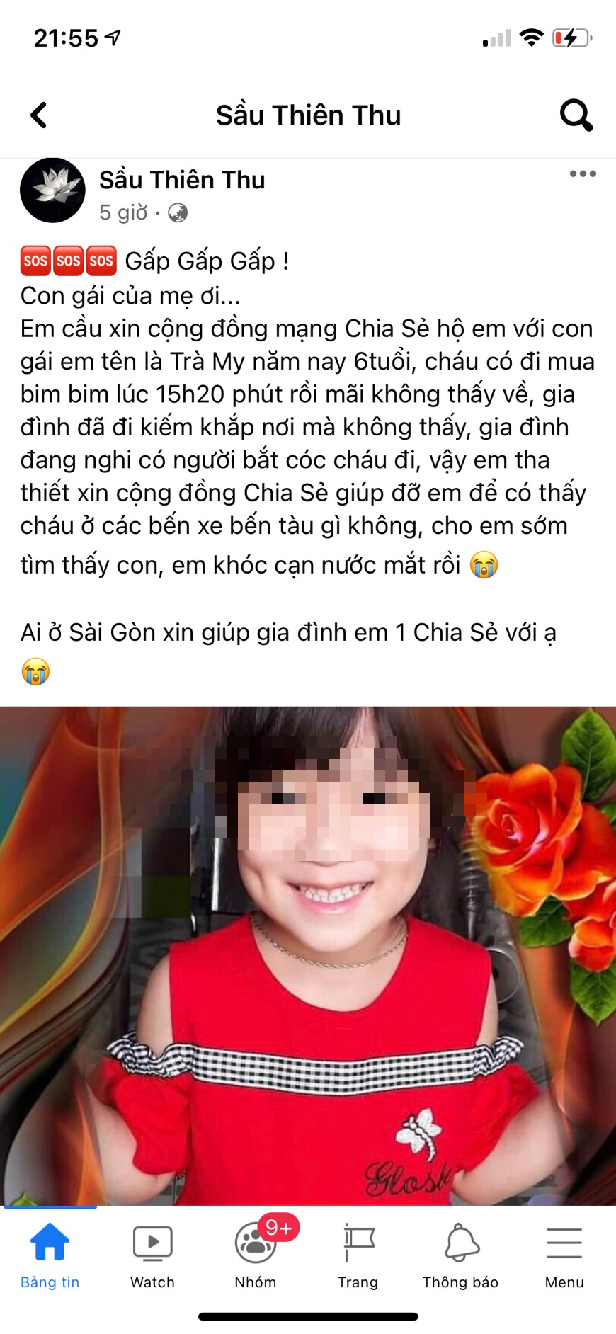 Huyện Nhà Bè: Thực hư việc bé gái 6 tuổi bị bắt cóc khi đi mua bim bim  - Ảnh 2.