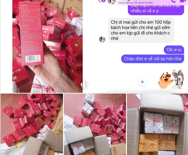 Chị em cẩn trọng với 2 sản phẩm Beauty Slim Plus và Bách Hoa Tiên đang quảng cáo trên mạng - Ảnh 2.