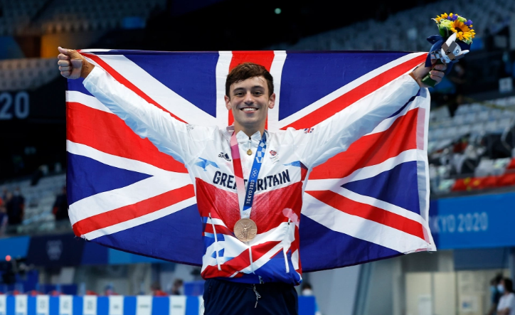 Trai đẹp Tom Daley. Ảnh: The Sun.