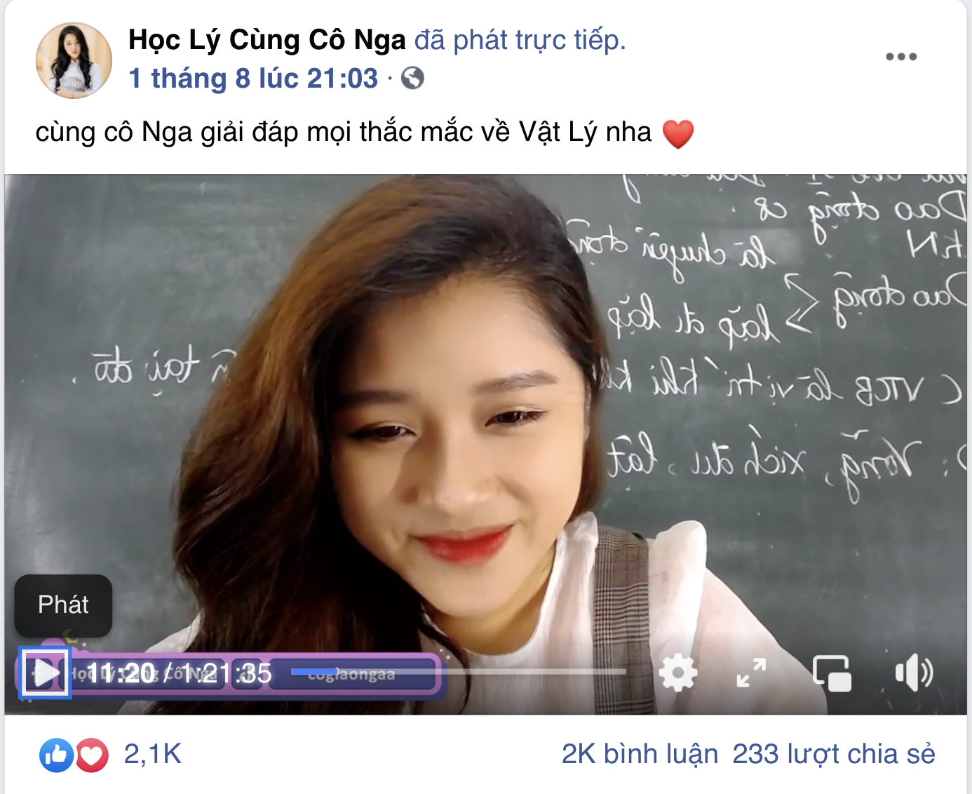 Cô giáo Vật lý Thanh Nga xinh đẹp gây bão mạng: &quot;Đọc bình luận phản cảm, tôi vừa bực vừa sợ&quot; - Ảnh 1.