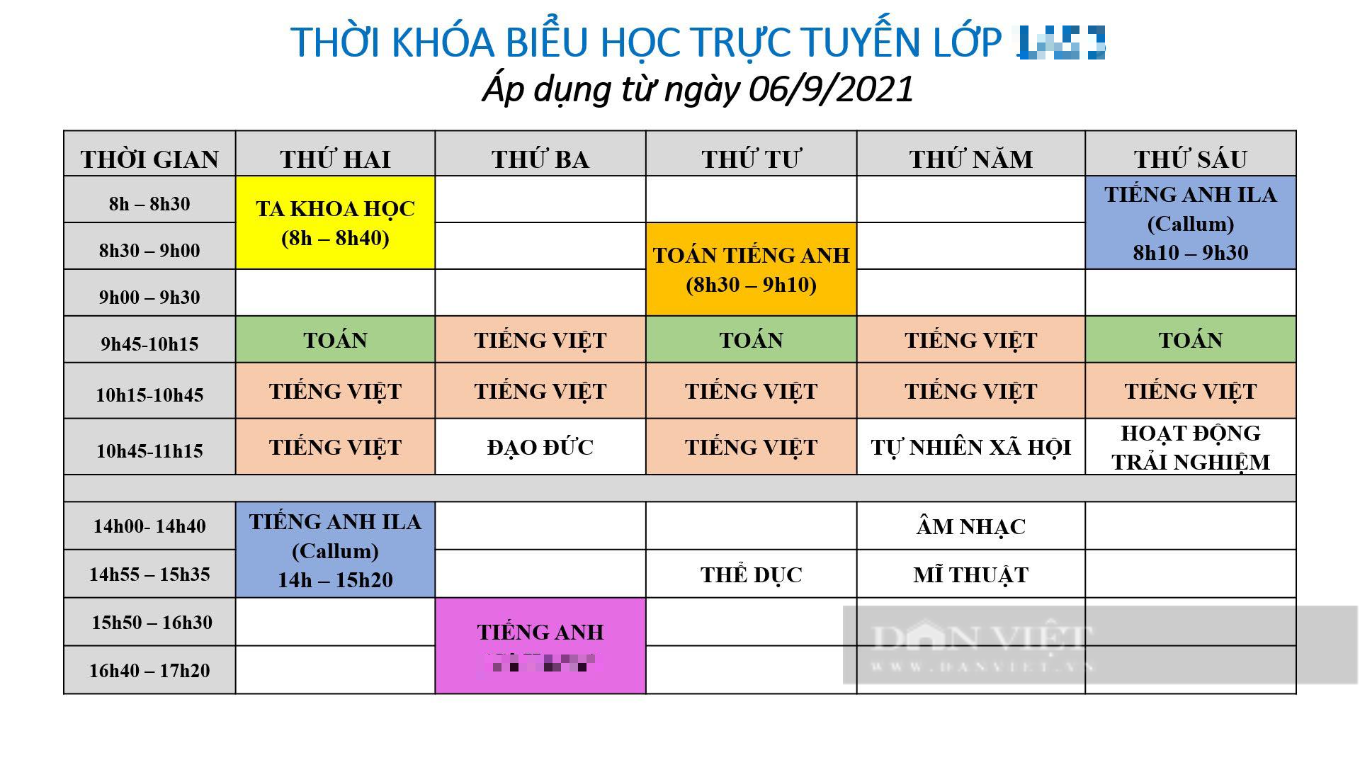 Phụ huynh hốt hoảng với lịch học online của con vào lớp 1: Tuần học 28 tiết, có ngày &quot;cày&quot; tới 3 ca - Ảnh 2.