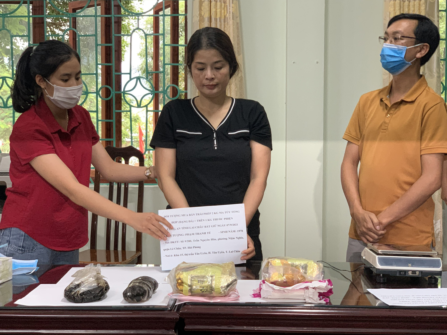 Lai Châu: Phá chuyên án 596T bắt đối tượng nam, nữ thu 3,4kg ma tuý - Ảnh 1. Lai Châu: Phá chuyên án 596T bắt đối tượng nam, nữ thu 3,4kg ma tuý - Ảnh 1.