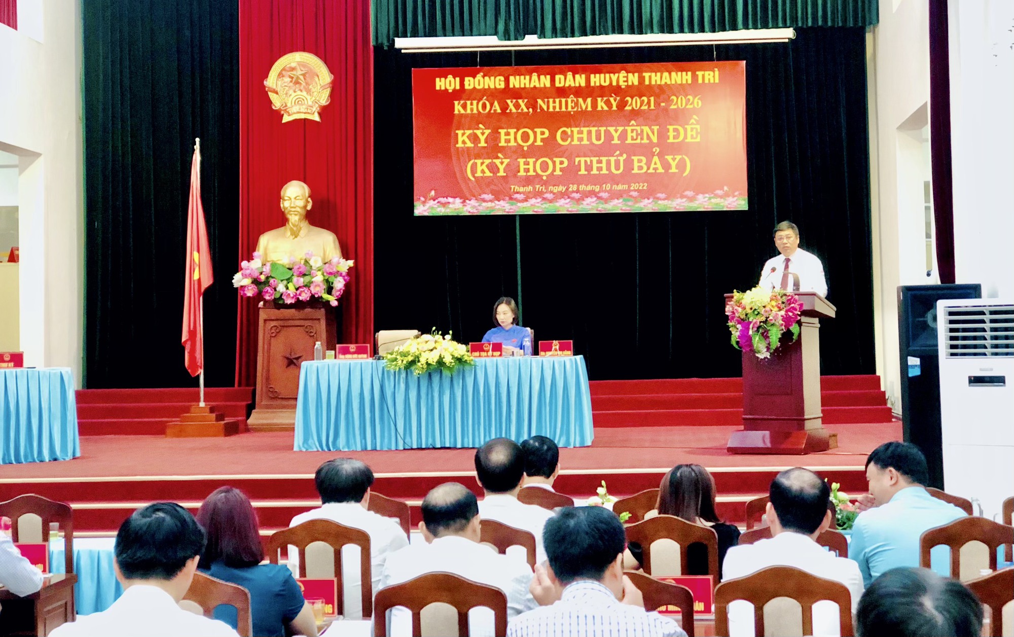 Thanh Trì điều chỉnh, bổ sung kế hoạch vốn năm 2022 cho 34 dự án - Ảnh 1.