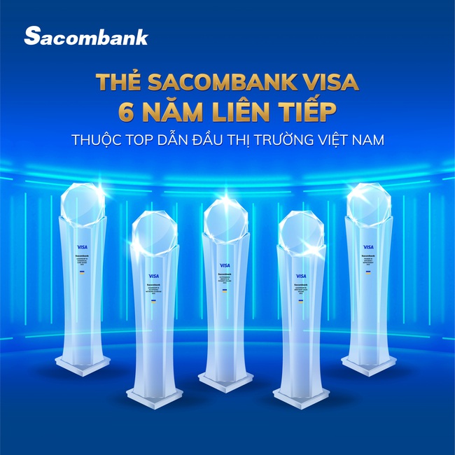 Sacombank nhận liên tiếp 5 giải thưởng danh giá từ Visa - Ảnh 1.