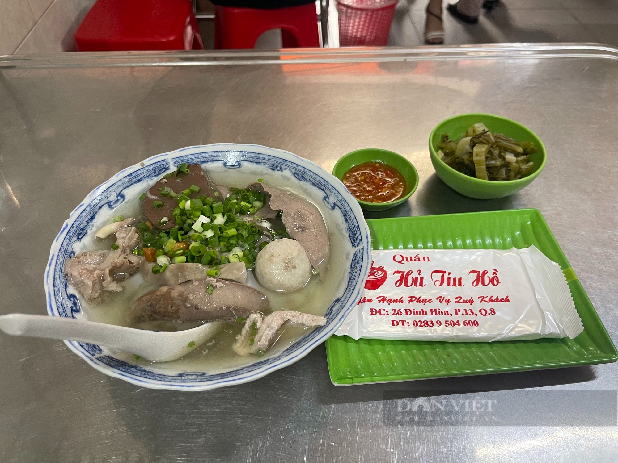 Một phần hủ tiếu hồ đúng chuẩn của tiệm.