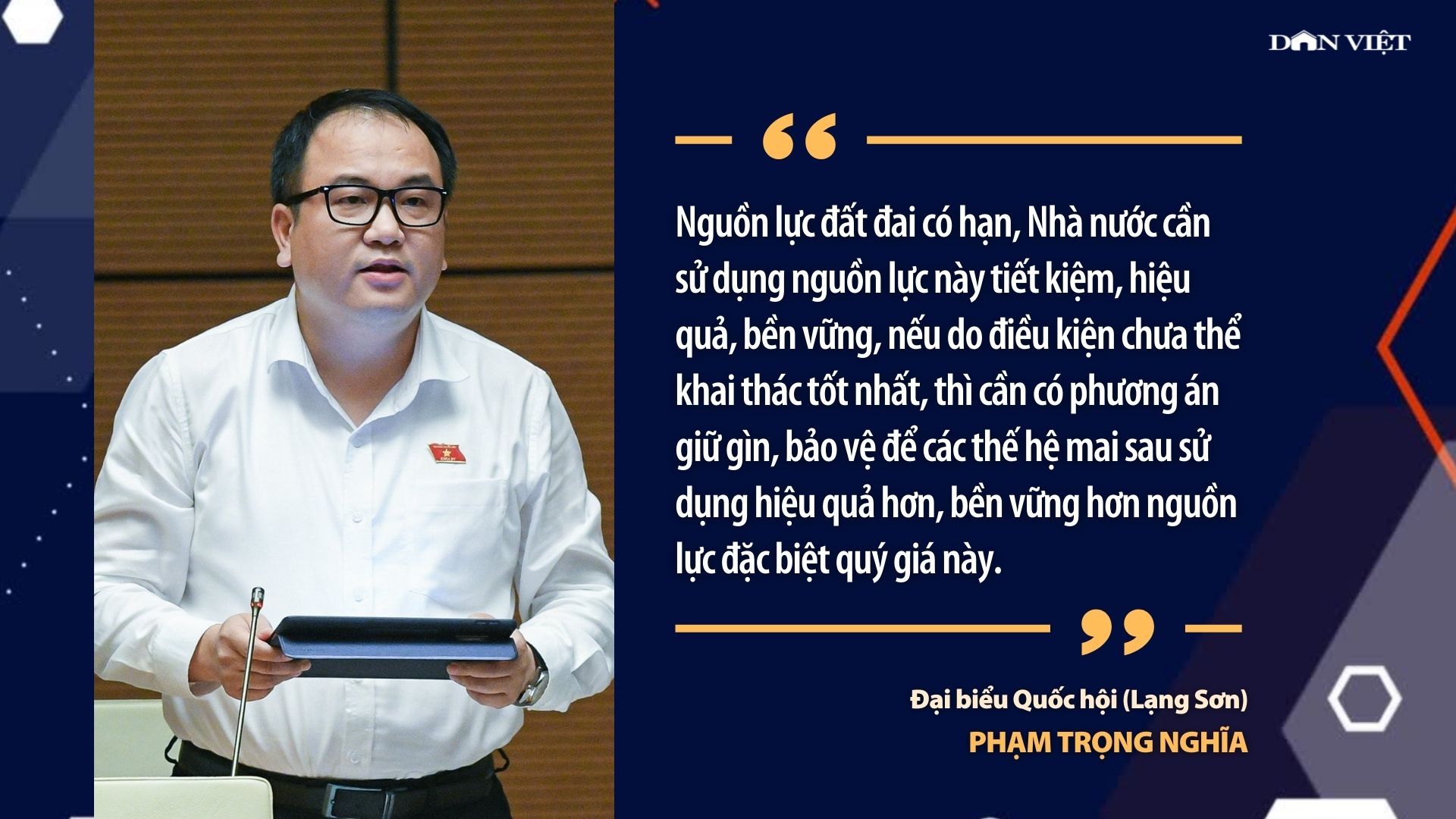 Những ý kiến nổi bật đáng chú ý tại phiên thảo luận Luật Đất đai (sửa đổi) tại hội trường Quốc hội - Ảnh 12.