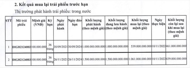 DIC Corp (DIG) hoàn tất việc mua lại 1.600 tỷ đồng trái phiếu trước hạn - Ảnh 1.