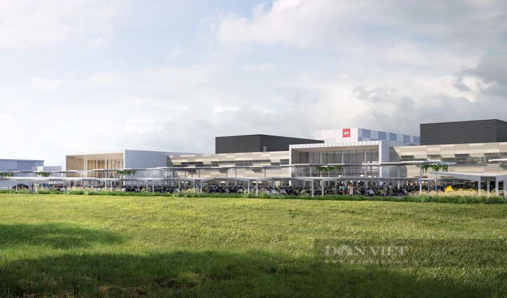 Mô hình Công ty TNHH LEGO Manufacturing Việt Nam. Ảnh: T.L