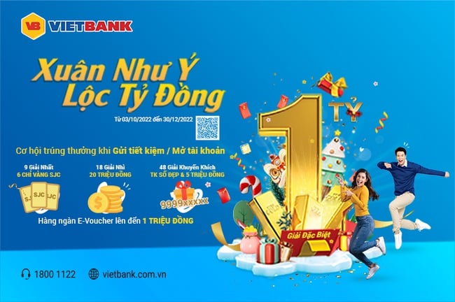 Lãi suất cao và nhiều quà tặng cho khách hàng gửi tiết kiệm tại Vietbank - Ảnh 2.