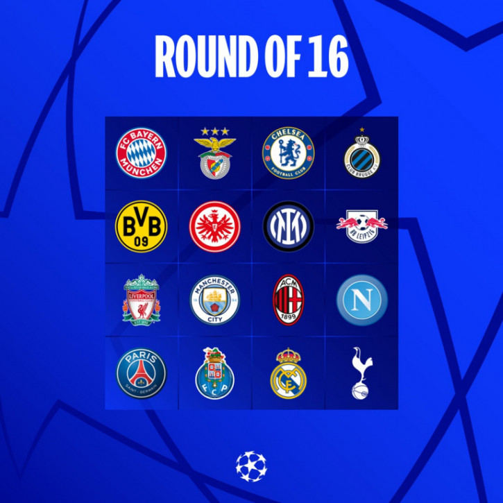 Kết quả bốc thăm vòng 1/8 Champions League: Real Madrid tử chiến Liverpool, Bayern Munich đụng PSG - Ảnh 1.