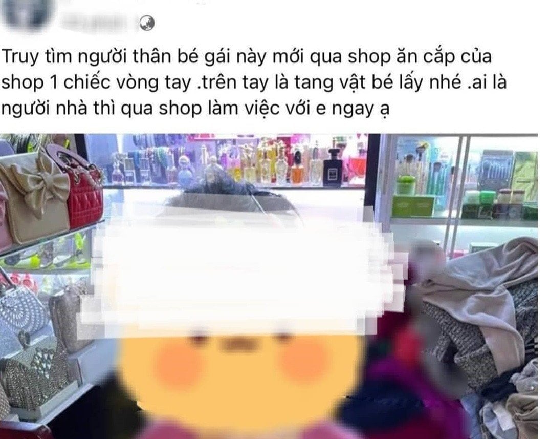 Chủ shop đăng ảnh bé gái &quot;trộm vòng tay 10 nghìn đồng&quot; lên mạng có thể bị xử lý thế nào? - Ảnh 1.