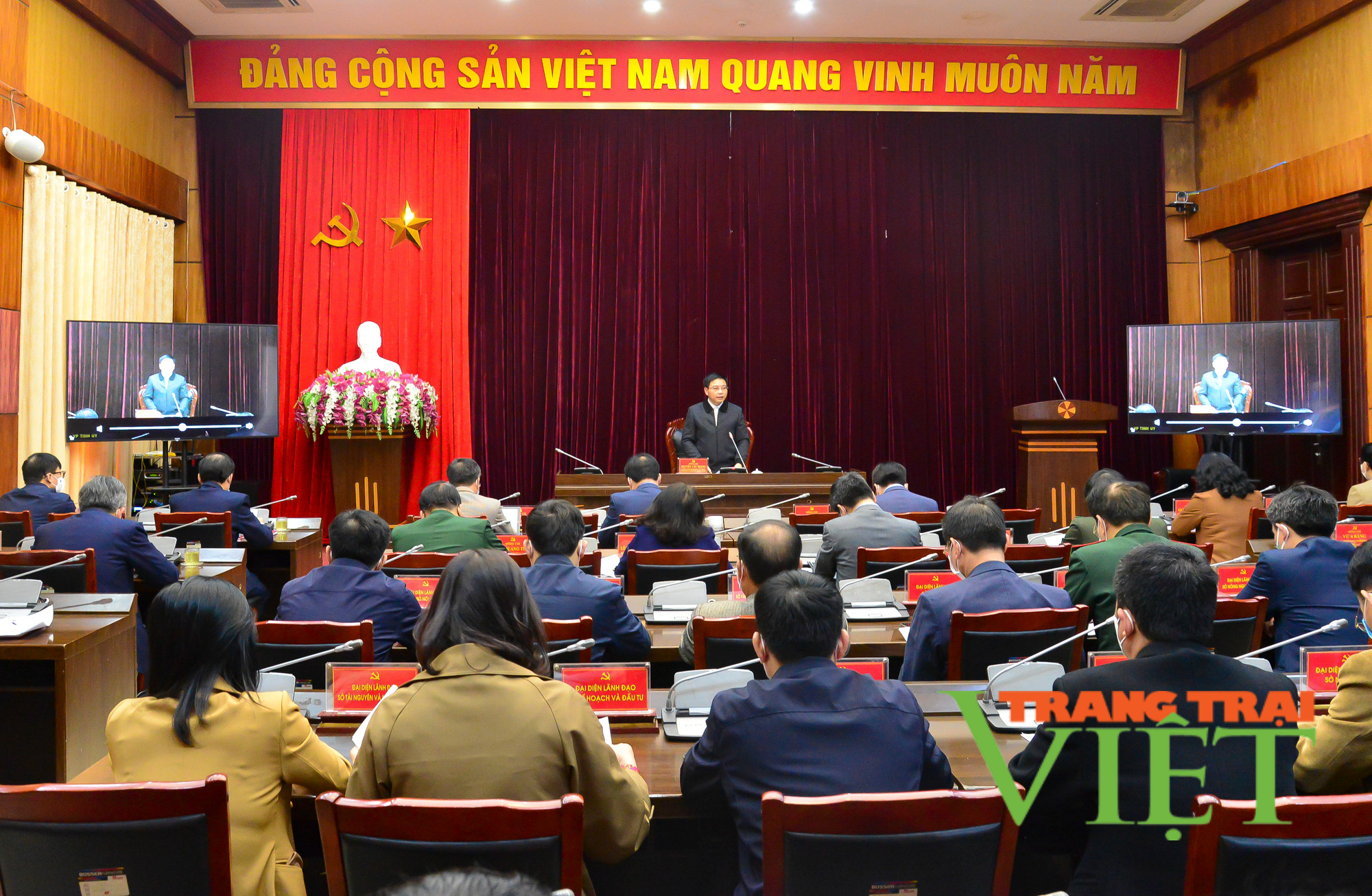 Điện Biên: Hội nghị trực tuyến công tác phòng chống dịch COVID-19 sau dịp Tết Nguyên đán Nhâm Dần năm 2022 - Ảnh 1. Điện Biên: Hội nghị trực tuyến công tác phòng chống dịch COVID-19 sau dịp Tết Nguyên đán Nhâm Dần năm 2022 - Ảnh 1.