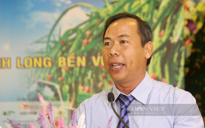 Ông Nguyễn Phú Hoàng – Chủ tịch Hội Nông dân tỉnh Bình Thuận đánh giá rất cao tính thực tế từ dự án lần này của Trung ương Hội Nông dân Việt Nam và Ủy ban Y tế Hà Lan - Việt Nam. Ảnh: Trần Khánh