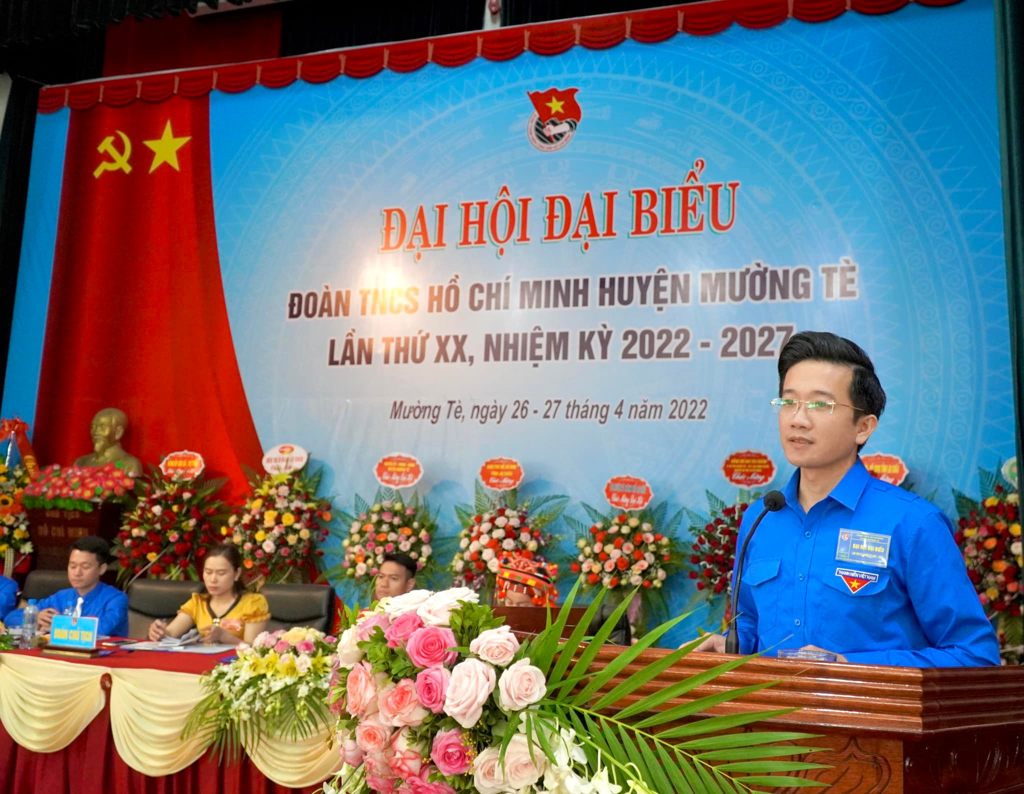 Đại hội đại biểu Đoàn TNCS Hồ Chí Minh huyện Mường Tè lần thứ XX, nhiệm kỳ 2022 – 2027 - Ảnh 2. Đại hội đại biểu Đoàn TNCS Hồ Chí Minh huyện Mường Tè lần thứ XX, nhiệm kỳ 2022 – 2027 - Ảnh 2.
