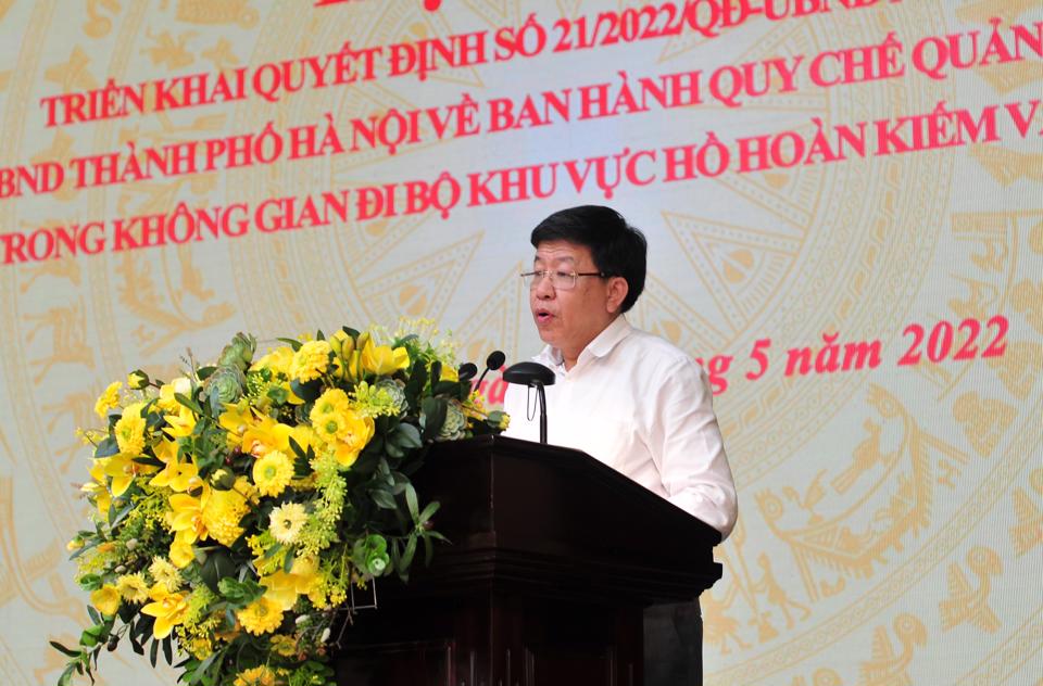 Quận Hoàn Kiếm: Triển khai quy chế quản lý hoạt động trong không gian đi bộ - Ảnh 2.