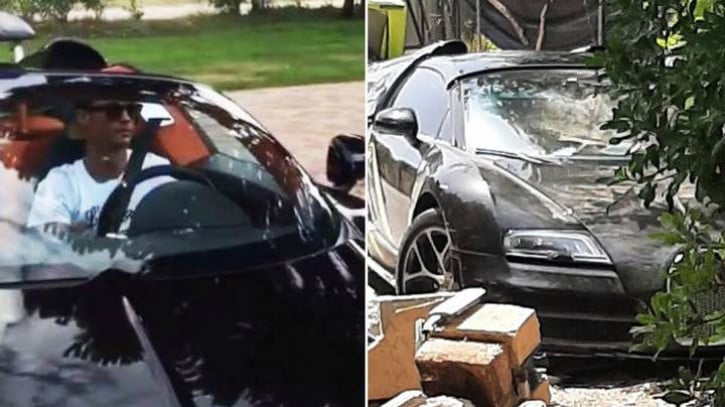 Siêu xe 2 triệu euro của Ronaldo gặp nạn ở Tây Ban Nha - Ảnh 2.