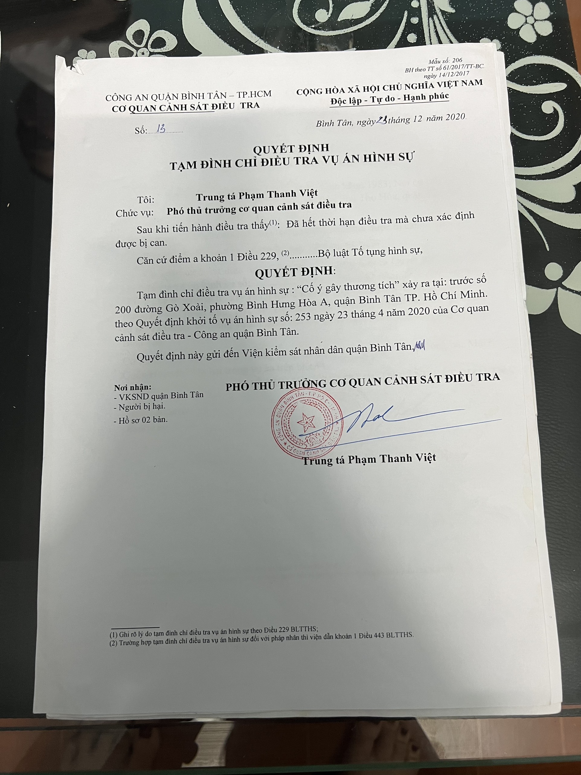 Quận Bình Tân: Người đàn ông bị chém tàn ác, gần 3 năm đi “gõ cửa” khắp nơi tìm công lý - Ảnh 1.