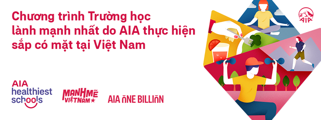 AIA khởi động chương trình Trường học Lành mạnh nhất - Ảnh 1.