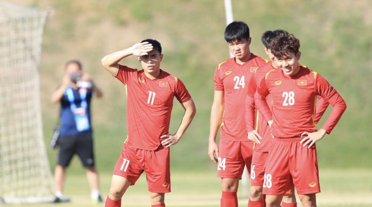 U23 Việt Nam gặp “sự cố”, đi nhầm vào sân tập của U23 Thái Lan - Ảnh 1.