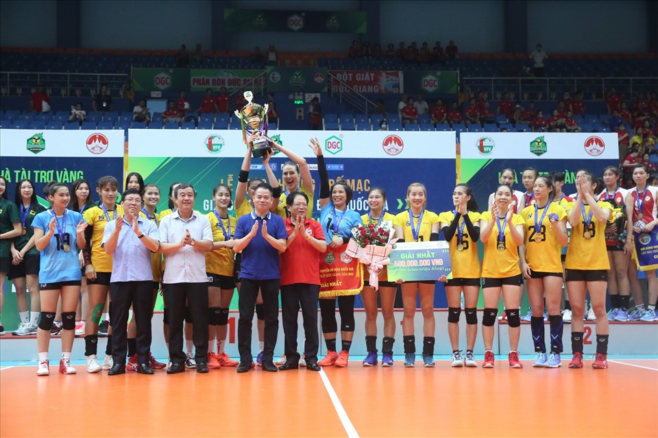 Geleximco Thái Bình vô địch giải bóng chuyền Vô địch quốc gia 2022 - Ảnh 1.