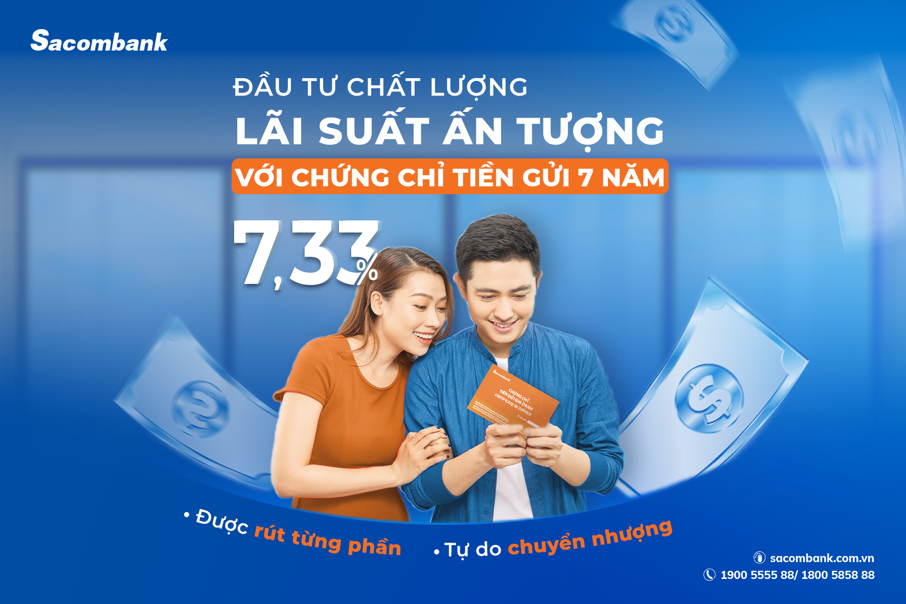 Đầu tư thông minh với chứng chỉ tiền gửi của Sacombank - Ảnh 1.