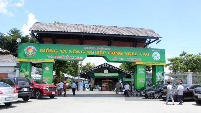 1 Hội chợ triển lãm Giống nông nghiệp công nghệ cao lần 8 năm 2022 do UBND TP.HCM tổ chức, khai mạc ngày 18/8.