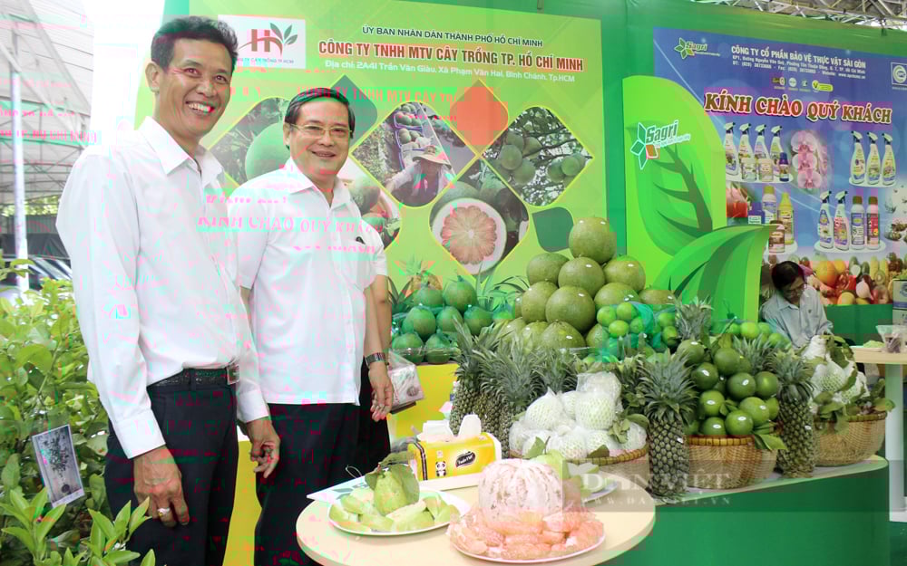 Sản phẩm nông nghiệp TP.HCM giới thiệu tại Hội chợ triển lãm Giống và nông nghiệp công nghệ cao TP.HCM năm 2022. Ảnh: Nguyên Vỹ