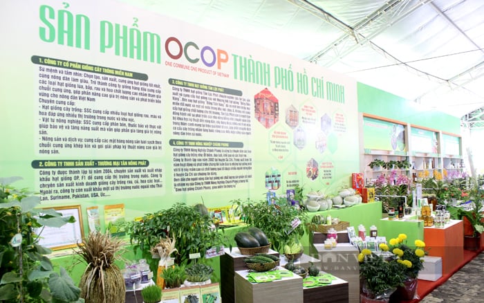 Gian trưng bày sản phẩm Ocop TP.HCM.