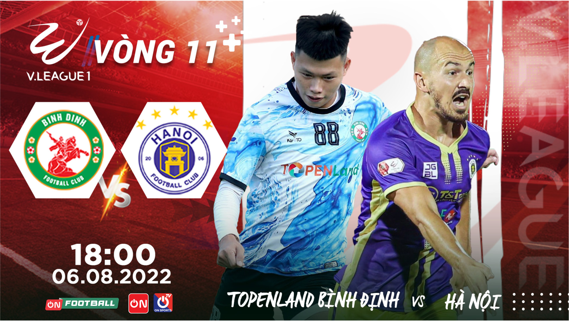 Lịch phát sóng trực tiếp vòng 11 V.League 2022: HAGL lên nhì bảng? - Ảnh 2.