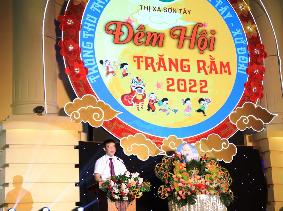 Rực rỡ “Đêm hội trăng rằm Trung thu Thành cổ Sơn Tây - xứ Đoài” - Ảnh 3.
