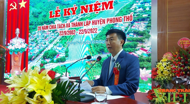 Phong Thổ kỷ niệm 20 năm chia tách và thành lập huyện - Ảnh 3.