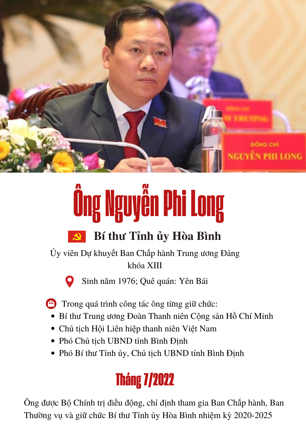 Chân dung những Ủy viên Trung ương Đảng được điều động, luân chuyển năm 2022 - Ảnh 3.