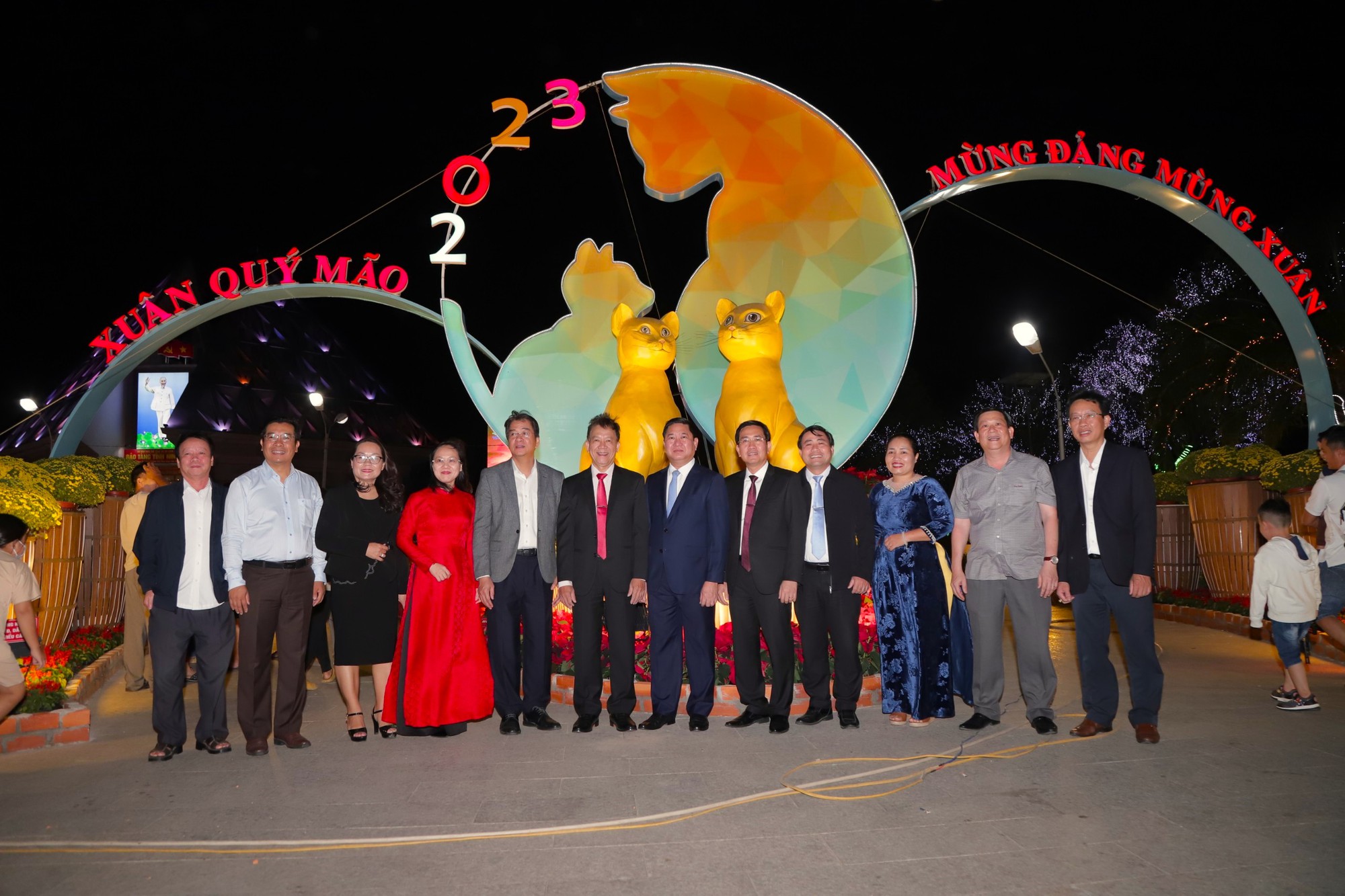 Rực rỡ sắc màu tại Vườn hoa Xuân Ninh Thuận đón tết Quý Mão - 2023  - Ảnh 1.