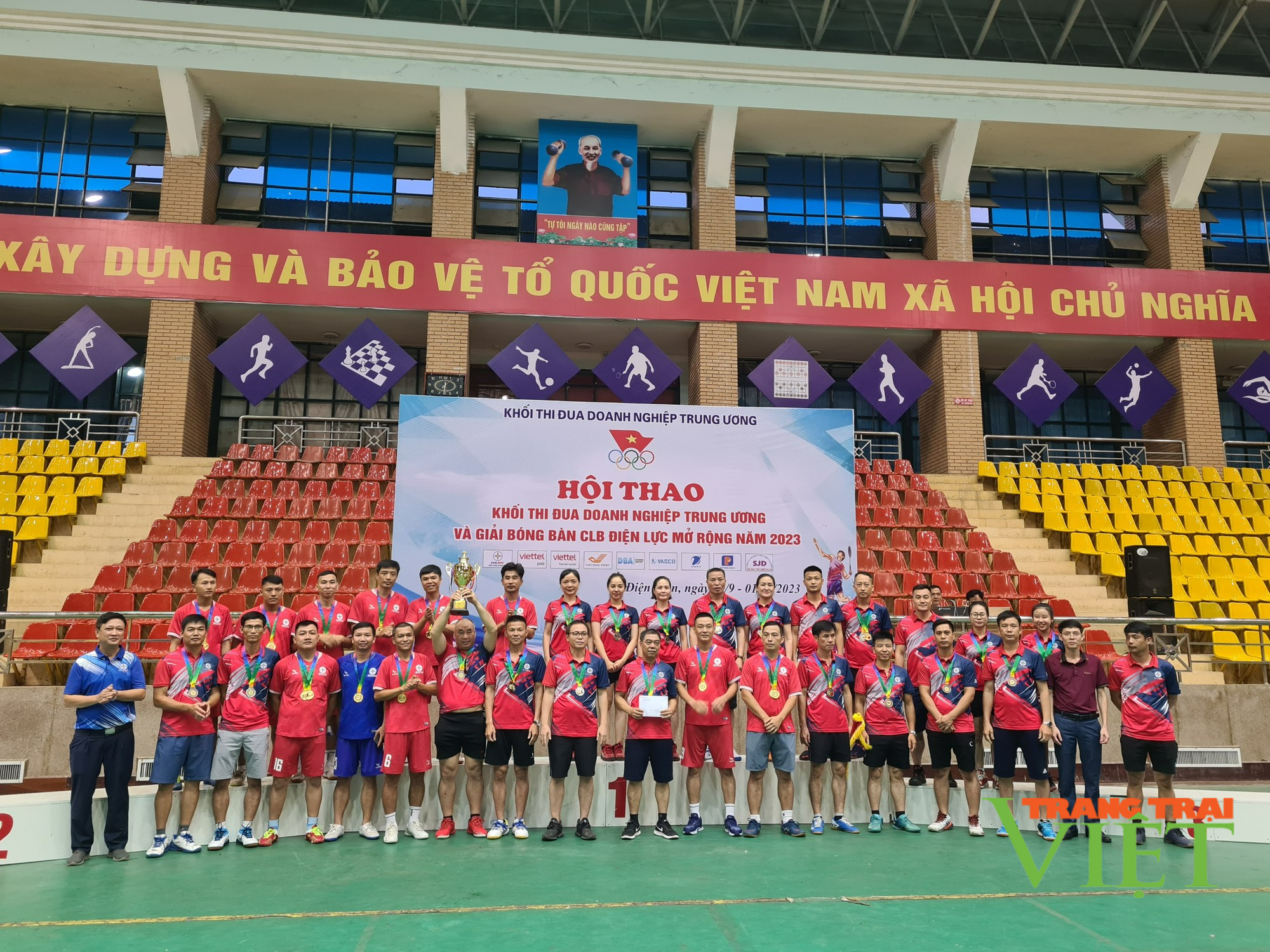 Điện Biên: Bế mạc Hội thao khối thi đua Doanh nghiệp Trung ương - Ảnh 1. Điện Biên: Bế mạc Hội thao khối thi đua Doanh nghiệp Trung ương - Ảnh 1.