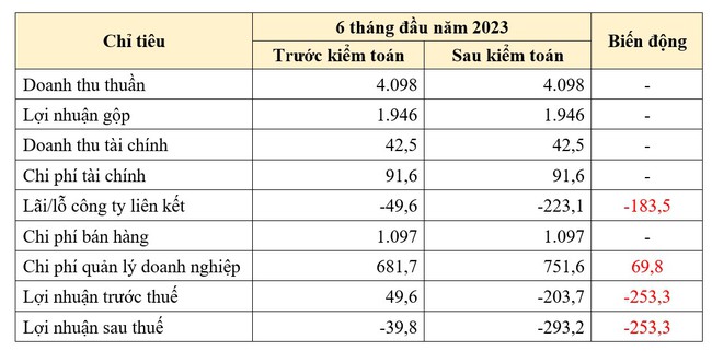 VNG báo lỗ nặng sau kiểm toán, lợi nhuận bán niên &quot;bốc hơi&quot; hơn 250 tỷ đồng - Ảnh 1.