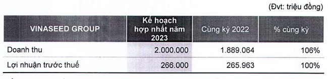 Gần hết năm, Vinaseed (NSC) điều chỉnh giảm kế hoạch kinh doanh - Ảnh 1.