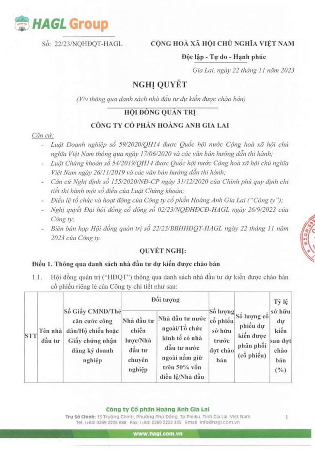 Nhóm nhà đầu tư đăng ký mua 130 triệu cổ phiếu nhà bầu Đức, có &quot;bóng dáng&quot; của 2 nhà băng lớn - Ảnh 2.