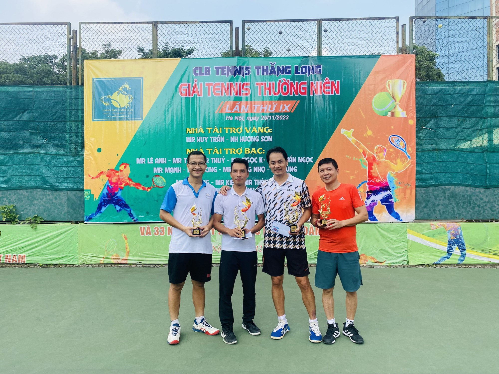 Giải tennis thường niên lần thứ 9 CLB tennis Thăng Long - Ảnh 1.